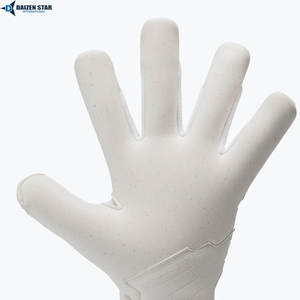 Gants de gardien de but de football personnalisés, respirants, fermeture auto-agrippante, paume en latex antidérapante, protection des doigts et du pouce, étiquette privée OEM - Product Image 5