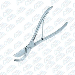 Instruments chirurgicaux de base, outils chirurgicaux manuels, instrument médical, ciseaux à côtes lisses de 22 cm, forceps de neurochirurgien en acier inoxydable - Product Image 2