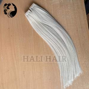 100% Virgen vietnamita cinta recta calidad superior Super doble dibujado teñido Remy extensiones de cabello humano crudo sedoso extensiones - Product Image 5