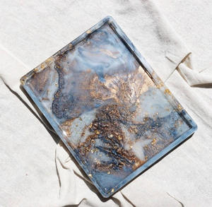 Bandeja de servicio de resina de calidad superior de diseño artificial de estilo MODELO DE LA India para regalos entretenidos - Product Image 3