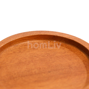 Posavasos de Madera de Teca Natural, Sostenible, Seguro para Alimentos, Sin Pintura ni Barniz, Halal, Personalizado para Cocina - Product Image 3