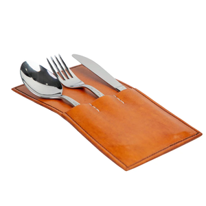 Porte-couverts en cuir pour restaurant, organisateur d'ustensiles pour cuillère et fourchette, taille personnalisée, prix avantageux, vente flash - Product Image 6