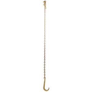 Cadena de Remolque G70 con Gancho en J de 15 Pulgadas de Eslabón Largo, 5/16'' x 6'' con Gancho de Agarre RTJ, 4700 Lbs WLL, de Alta Resistencia para Camiones de Transporte - Product Image 4