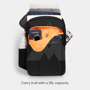 Comfortable Black Color <b>Laptop</b> & Business <b>Backpack</b> Waterproof Adults <b>Laptop</b> & Business <b>Backpack</b> - Product Image 2