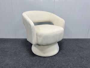 Prestige Modern Elegance <b>Swivel</b> <b>Lounge</b> <b>Chair</b> Eco-Friendly Velvet Cross Back Leisure <b>Chair</b> for Home Hotel Living Rooms Vietnam - Product Image 3