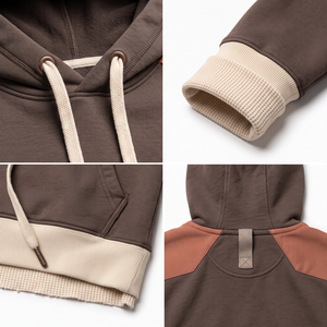 Sudadera con Capucha Personalizada de Felpa Francesa de Algodón Grueso para Hombre, Corte Holgado, Premium, Estilo Urbano, OEM ODM - Product Image 4