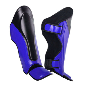 Espinilleras de Boxeo MMA con Logotipo Personalizado, Cierre de Velcro y Cuero, Diseño Ligero para Entrenamiento - Product Image 5