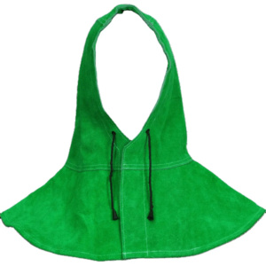 Capuche de sécurité pour soudeur en cuir de vachette de qualité supérieure, certifiée CE, résistante au feu, anti-coupure, anti-chaleur, protection des mains - Product Image 4