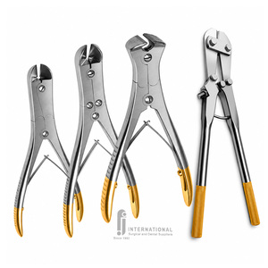 Prix avantageux : Ensemble de 4 pinces coupantes pour aiguilles et fils T/C, instruments chirurgicaux orthopédiques avec inserts en carbure de tungstène, ensemble de coupe-fils chirurgical CE - Product Image 2