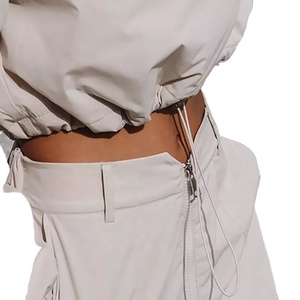 Ensemble survêtement femme personnalisé 2024, survêtement à demi-zip, haut de jogging, veste coupe-vent, ensemble pantalon deux pièces - Product Image 6