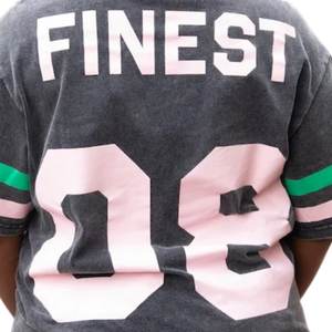 AKA <b>Drip</b> Boxy Tee Vintage Washed Black Oversized Fit Premium Cotton Streetwear Casual Greek Apparel Stylish - Product Image 4