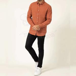 Camisa de Manga Larga para Hombre, Diseño Minimalista, Suave al Tacto, Corte Elegante, Informal para Exteriores - Product Image 2