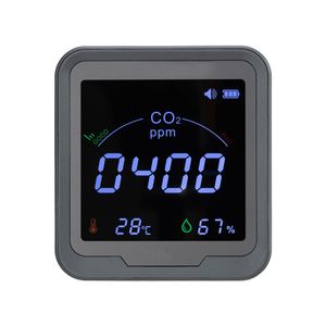 Monitor per Anidride Carbonica da Comodino con Sensore NDIR, Controllore CO2 e Display Temperatura Umidità, Rilevatore di Qualità dell'Aria - Product Image 6