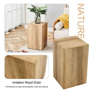 Tavolino da Caffè Moderno in MDF con Motivi Lisci a Trama Legnosa Chiara per Valorizzare il Tuo Soggiorno - Product Image 4