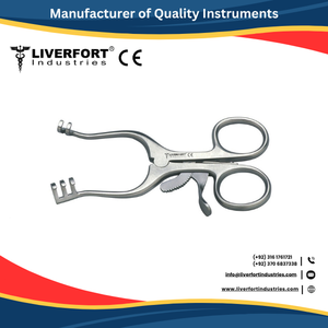 High Quality 3 Pcs Weitlaner S/R Retractor 9.5" 3x4 sharp prongs Micro Neuro & Plastic surgery German Steel Surgical <b>Instruments</b> - Product Image 5
