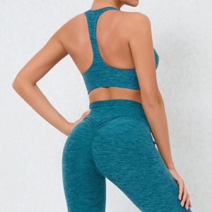 Ensemble de yoga pour femmes, vêtements de sport et de fitness, prix bas, taille haute, haut sans manches, ensemble 2 pièces de qualité supérieure pour femmes - Product Image 5