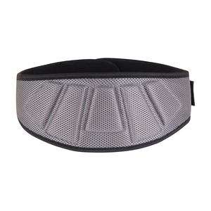 Grey Neoprene Powerlifting Belt for <b>Back</b> <b>Support</b> Gym Fitness Strength Training Breathable Lumbar <b>Support</b> Professional - Product Image 6
