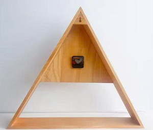 Solid Wood Digital Wall <b>Clock</b> Modern Rustic Wooden Wall Decor <b>Battery</b> Powered Home Living Room – Made in Vietnam - Product Image 2