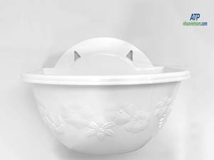 Pot de fleur mural en plastique Jardinière élégante et peu encombrante pour jardin ou bureau - Product Image 6