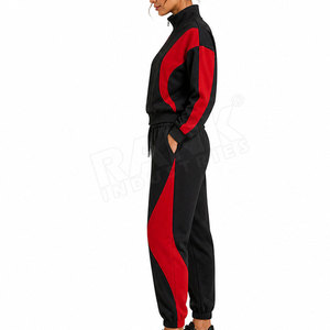Conjuntos Deportivos de Mujer con Logotipo Personalizado Más Vendidos, Último Diseño, Conjunto de Dos Piezas, Conjuntos Deportivos de Algodón para Mujer - Product Image 2