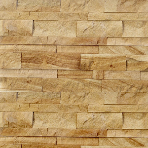 Teakwood 100% Natural Stone Panel for exterior Decoration Hotel Use with 100% Natural Stone Panels Resistant 15-Year Warranty - Product Image 1