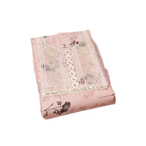 Robe imprimée en coton épais pour femmes avec de beaux détails de cou Nouveau lancement pour les vêtements indiens et pakistanais - Product Image 1