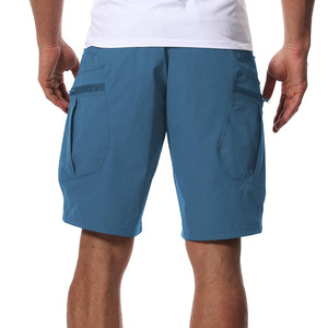 Outdoor Wear Cargo Shorts For Men's Relaxed Fit Breathable Solid Color Unique Look Cargo Shorts For Men's - Product Image 2