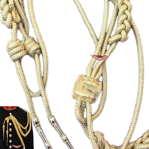 Golden <b>Braided</b> Aiguillette Metallic Shoulder Aiguillette Gold Wire Gold Aiguillette Wire <b>Cord</b> - Product Image 5
