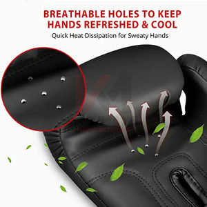 Gants de boxe professionnels, résistants, pour entraînement intensif, avec support pour les poignets, pour la salle de sport et les entraînements à domicile - Product Image 2