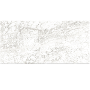 Bianco Venezia - Losas de Porcelana Brillante con Diseño Popular de Efecto Piedra y Empalme Tipo Bookmatch - Product Image 2