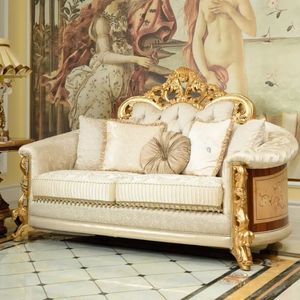 Hot Sale Luxury Langham Traditional European Wood Sectional <b>Sofa</b> Set with Elegant Carved Design for Apartment Living Room <b>Hotel</b> - Product Image 2