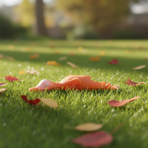 Mini jouet couineur en latex en forme de canard de 14 cm avec son pour animaux de compagnie - Product Image 3