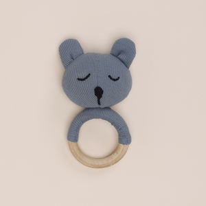 Organic Bamboo Aqua <b>Rattle</b> Toy Premium Quality <b>Baby</b> <b>Rattles</b> - Product Image 3