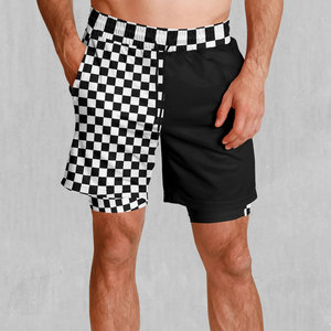 Shorts de Playa con Diseño Personalizado, Shorts de Sublimación para Uso Diario de Verano, Diseño Clásico para Hombre, Shorts Deportivos de Malla de Poliéster para Natación - Product Image 1