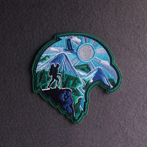 Custom Embroidered Circle <b>Patch</b> With Your Design Logo <b>Sew</b>-<b>On</b> Nonwoven Felt Fabric <b>Patch</b> - Product Image 4