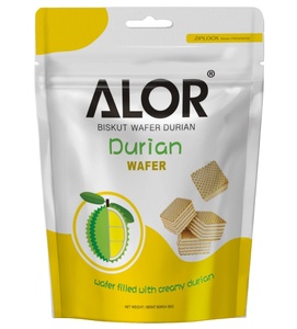 ขนมปังกรอบทุเรียนแห้งฮาลาลขนมกรอบรสหวานนมผลไม้ครีมรสหวาน - Product Image 2