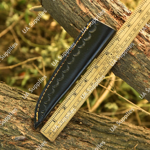 Funda de Cuero para Cuchillo Cosida a Mano, Personalizada OEM, de Alta Calidad, con Presilla para Cinturón, para Caza, Camping, Táctica, EDC, Directo de Fábrica - Product Image 3