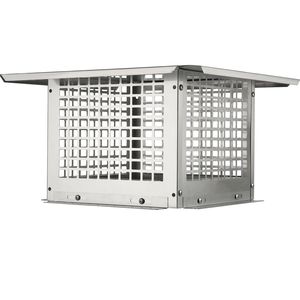 Cappuccio per Canna Fumaria in Acciaio Inox 304, 12x12 Pollici, Pratico, Anti-Ribaltamento, Facile Installazione, Accessorio - Product Image 1