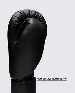 Gants de boxe en cuir de vachette véritable de qualité supérieure, personnalisés, noirs, à lacets, parmi les plus vendus, pour la boxe, les combats et la salle de sport. - Product Image 5
