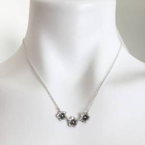 Pendentif Fleur de Cerisier Multi-Engagements Plaqué Or Fait Main en Argent Sterling 925, Motif Botanique Délicat - Product Image 2
