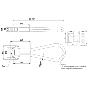 Porte-fusible à montage sur panneau - Product Image 2