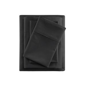 Set di lenzuola rinfrescanti in misto cotone da 4 pezzi per letto Cal King, include lenzuolo e federa - Product Image 4