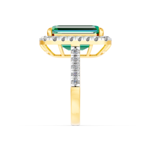 Anillo Clásico Personalizado de Oro Sólido de 14K, 9K, 10K, 18K con Gema de Laboratorio de 5 Quilates, Certificado IGI, Chapado en Rodio, Unisex, MOQ 3 Piezas, 10 Piezas, OEM, ODM, E201121 - Product Image 4