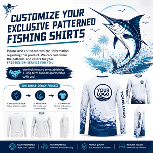 Polo de pêche à col boutonné de qualité supérieure, manches longues, sublimation, anti-UV UPF50+, séchage rapide, 100% polyester - Product Image 2