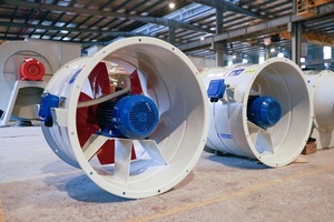 Ventilateur axial à entraînement direct 2500-100000m3/h pour l'alimentation en air frais et la ventilation des sous-sols AXP-8-6.5D avec solutions personnalisées en acier 304 - Product Image 6