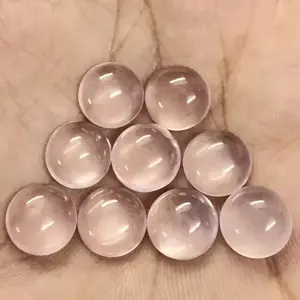 7mm Natural Rose Quartz Smooth Calibrated Round Cabochons Gemstone Manufacturer Loose Healing Gemstone Buy Now Closeout Deals