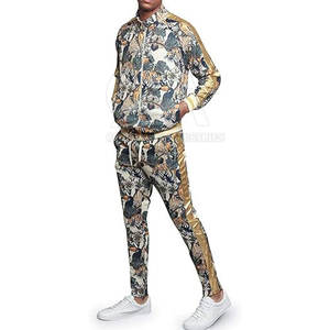 ชุดวอร์มกีฬาผู้ชายระบายอากาศได้ดี รุ่นสั่งทำพิเศษ ปี 2026 ชุดวอร์มพิมพ์ลายดีไซน์หรูหราสำหรับผู้ชาย - Product Image 4