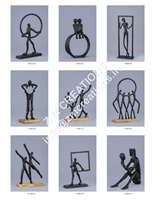 Sculpture Moderne Pop Art Chameau Doré, Figurine Artisanale en Aluminium, Décoration de Table pour la Maison, Écologique et Durable, Idéal Cadeau de Pendaison de Crémaillère