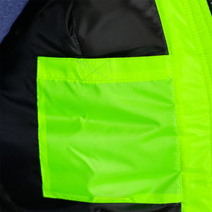 Chaqueta de Seguridad Reflectante de Alta Visibilidad para Invierno, con Capucha, Transpirable, para Exteriores, con Cierre de Cremallera y Manga Larga - Product Image 5