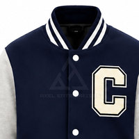 Veste de sport pour hommes, style Letterman, fermeture à boutons, logo personnalisé, fabrication directe, veste Letterman moderne pour hommes
